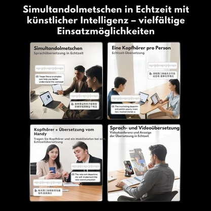 PAXA – Dual-Mode-Ohrhörer, 2 Paar in 1, gleichzeitig verwendbar!